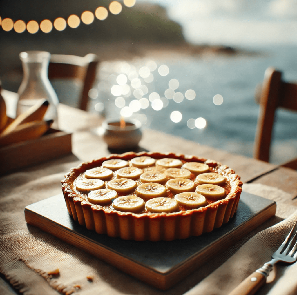 recette tarte rustique à la banane
