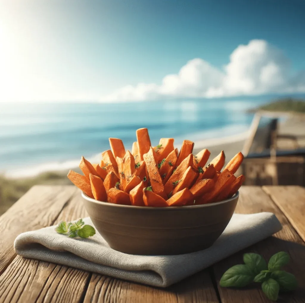 frites de patates douces 