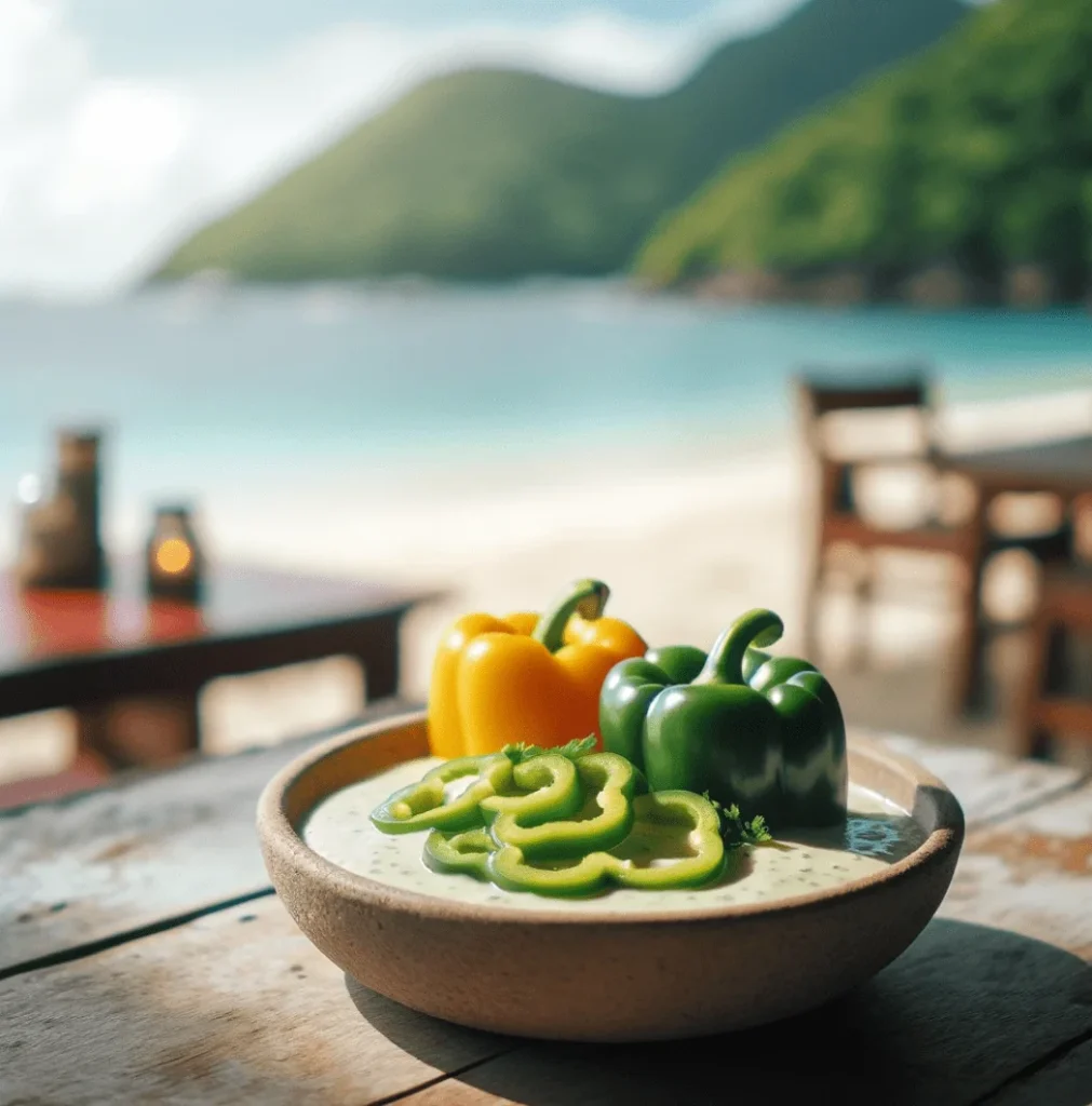 recette coulis poivron et coco