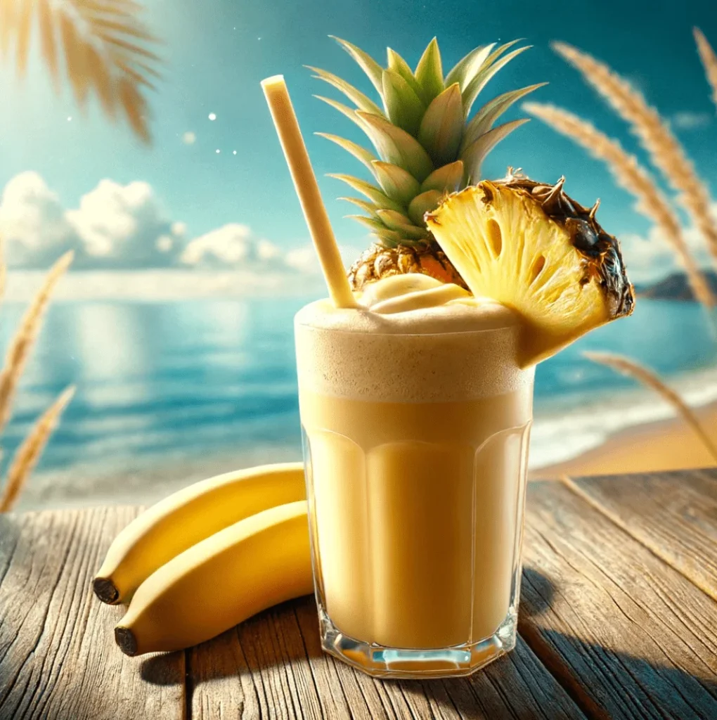 smoothie ananas banane