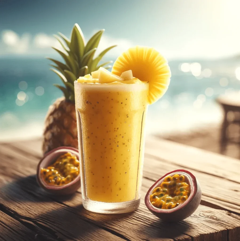 smoothie ananas maracuja