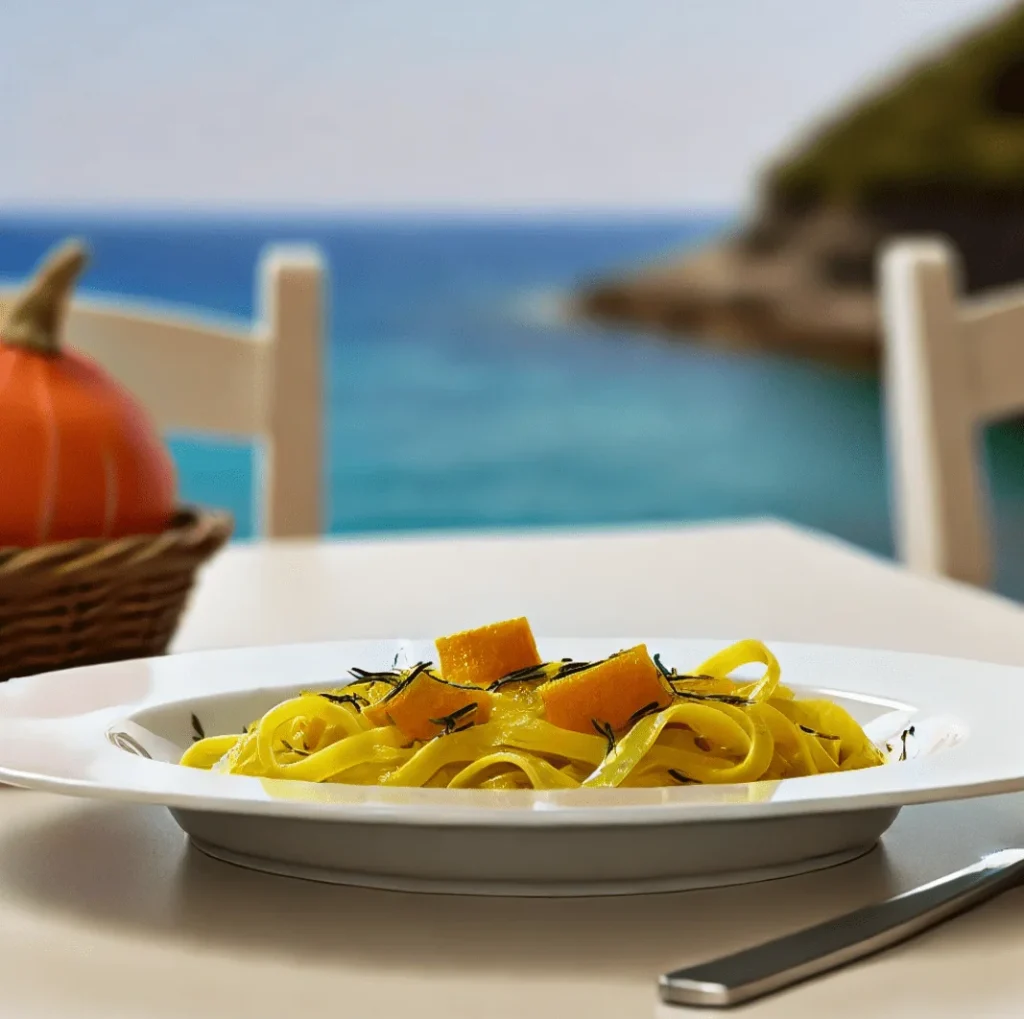 tagliatelles au giraumon