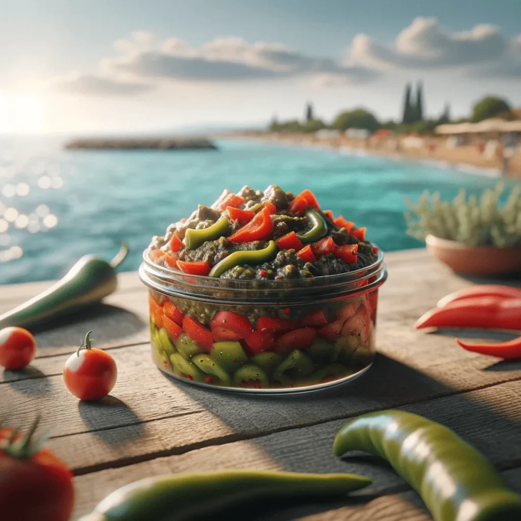 tapenade poivron et tomates fraiches