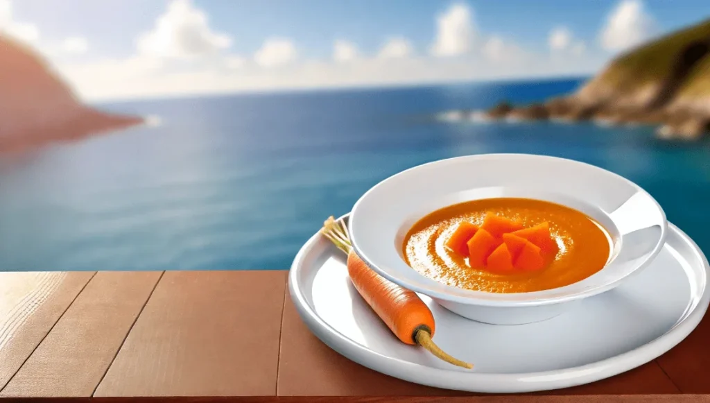 velouté giraumon et carottes