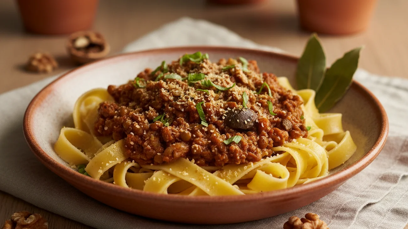Bolognaise vegan : le ragù aux noix qui trompe même les carnivores les plus convaincus