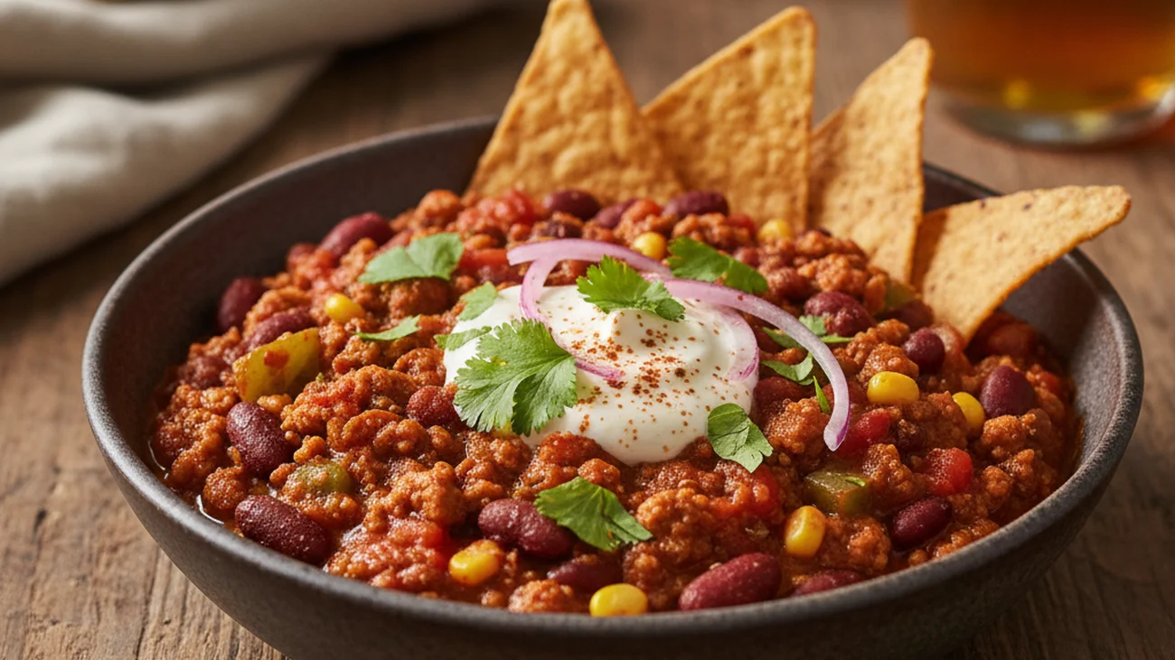 Ce chili végétalien aux protéines de soja est plus goûteux que l'original