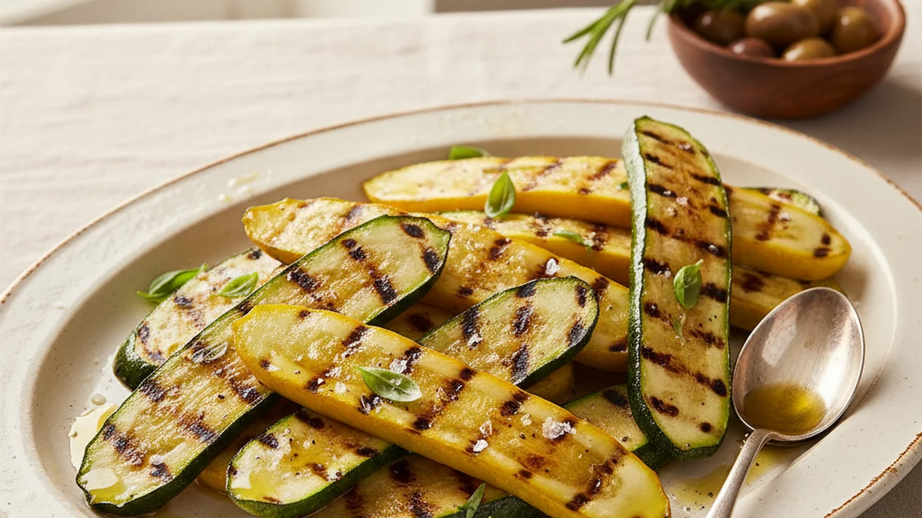 Courgettes Grillées à l'Huile d'Olive : La Façon la Plus Simple et la Plus Bonne de les Cuisiner