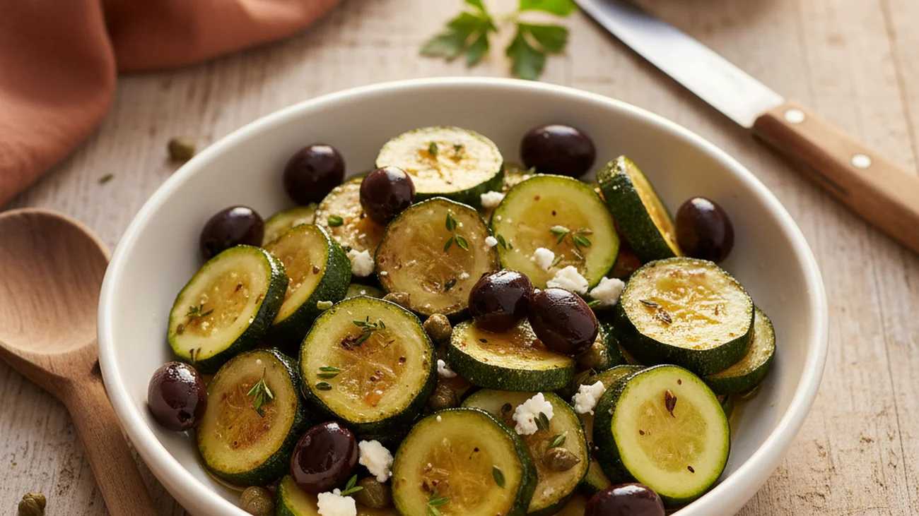 Courgettes Sautées aux Olives Noires : Le Side Dish Méditerranéen en 10 Minutes