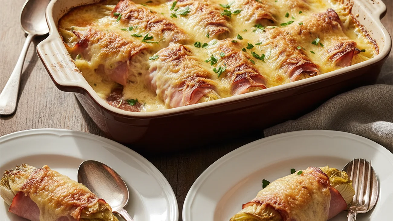 Endives au jambon gratinées : le plat de grand-mère qui fait aimer les légumes amers