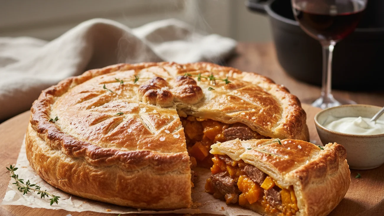 La tourte au potimarron et bœuf qui va remplacer votre gratin d'hiver