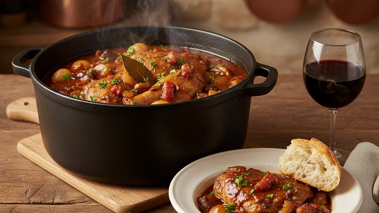 Lapin en gibelotte à la cocotte-minute : fondant en 45 min, pas en 3 heures