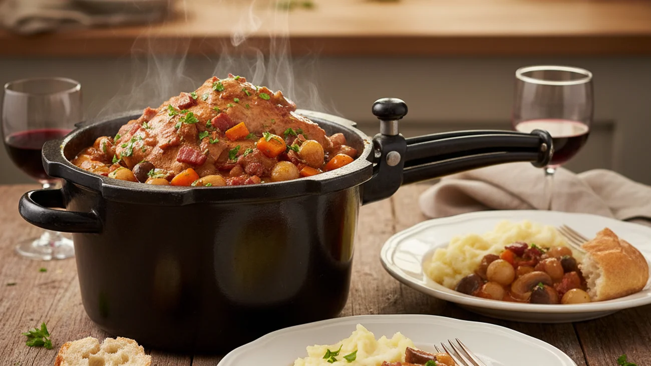 Lapin en Gibelotte à la Cocotte-Minute : Le Plat de Terroir Tendre en Moitié Moins de Temps