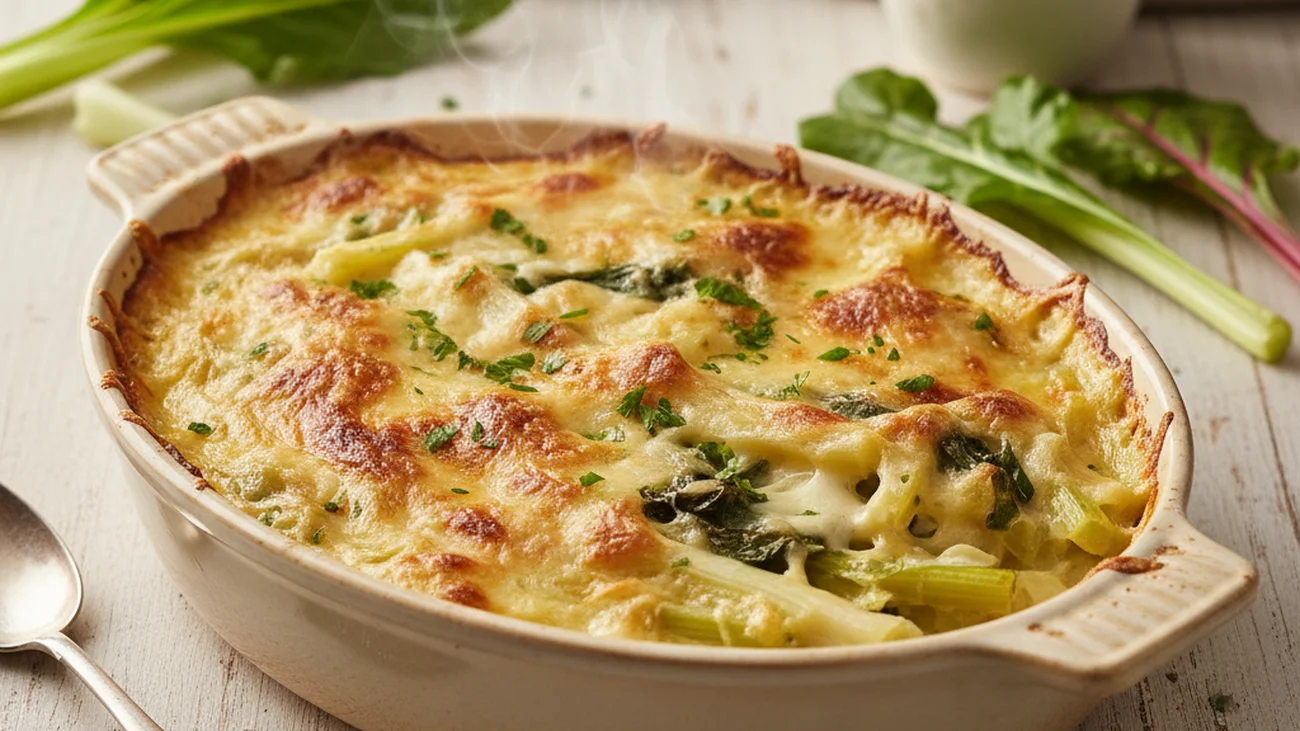 Le gratin de côtes de blettes : la façon la plus savoureuse de découvrir ce légume méconnu