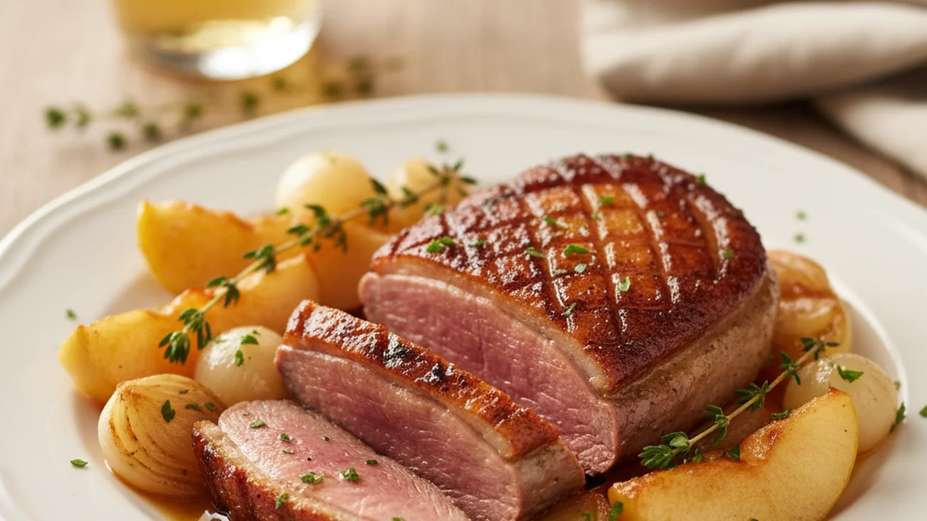 Magrets de canard aux pommes et cidre : le repas festif qui impressionne sans stresser