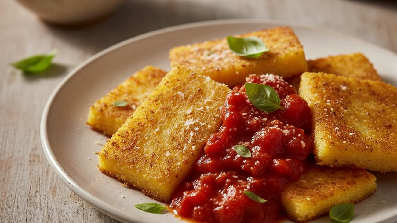Polenta Rissolée Sauce Tomate : Le Plat Italien Doré et Croustillant Qui Surprend Toujours