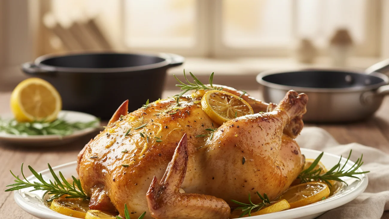 Poulet au Citron : La Recette Universelle Qui Fonctionne à la Poêle, au Four et à la Cocotte