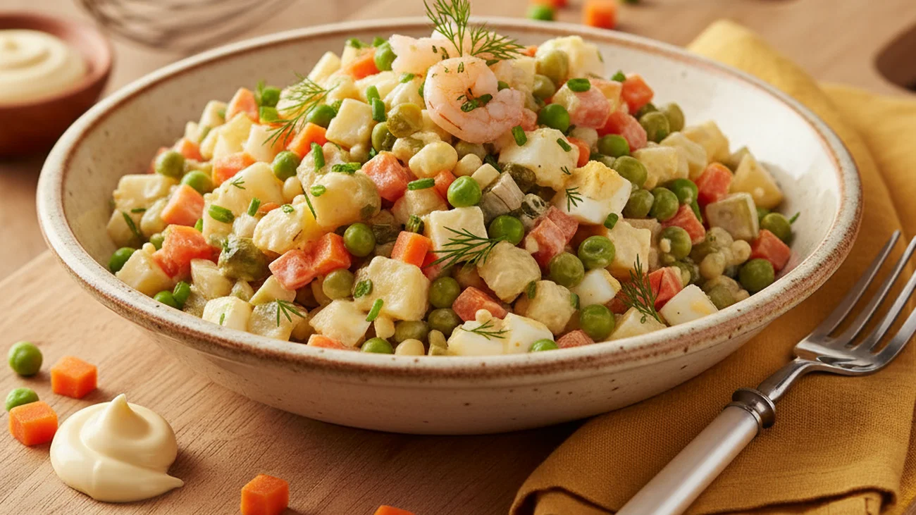 Salade Russe Maison : La Vraie Recette (Pas Celle du Traiteur) Qui Change Absolument Tout