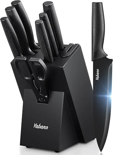 Couteau Yabano 8 pièces noir