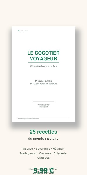Le Cocotier Voyageur — 25 recettes du monde insulaire